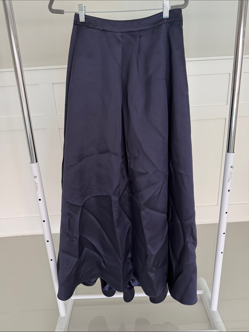 Badgley Mischka Navy A-Line Full Skirt
